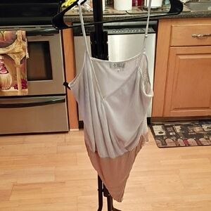 Wayf White and Cream Bodysuit